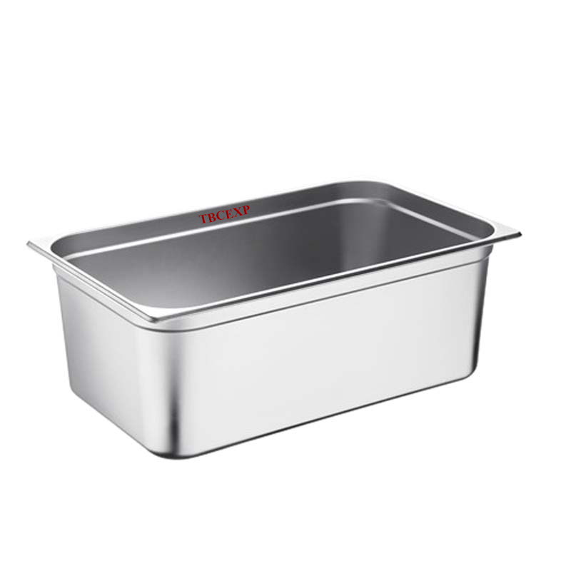 1/1 Size 20 cm Deep Anti Jam Stainless Steel Steam Table Hotel Pan 372114#