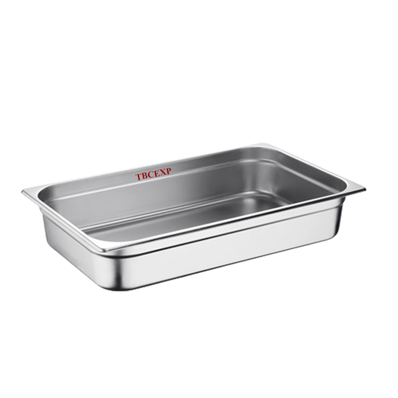 1/1 Size 10 cm Deep Anti Jam Stainless Steel Steam Table Hotel Pan 372112#