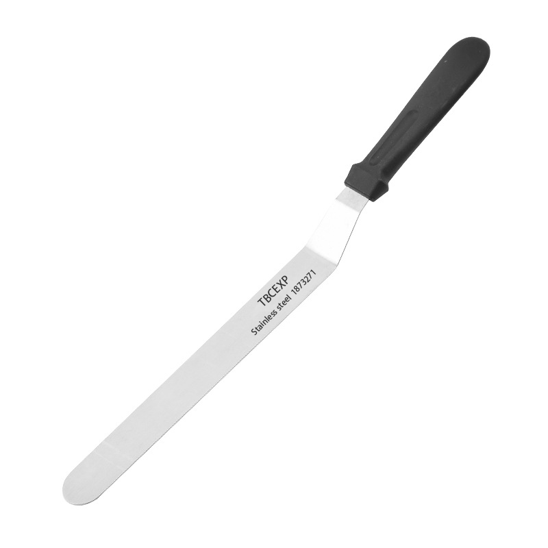 Blade Offset Baking Icing Spatula with Plastic Handle TBCEXP 1873251#