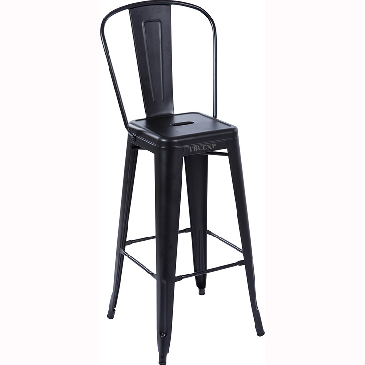 30 Metal Steel Bar Stool in Black Finish TBCEXP  6321231#